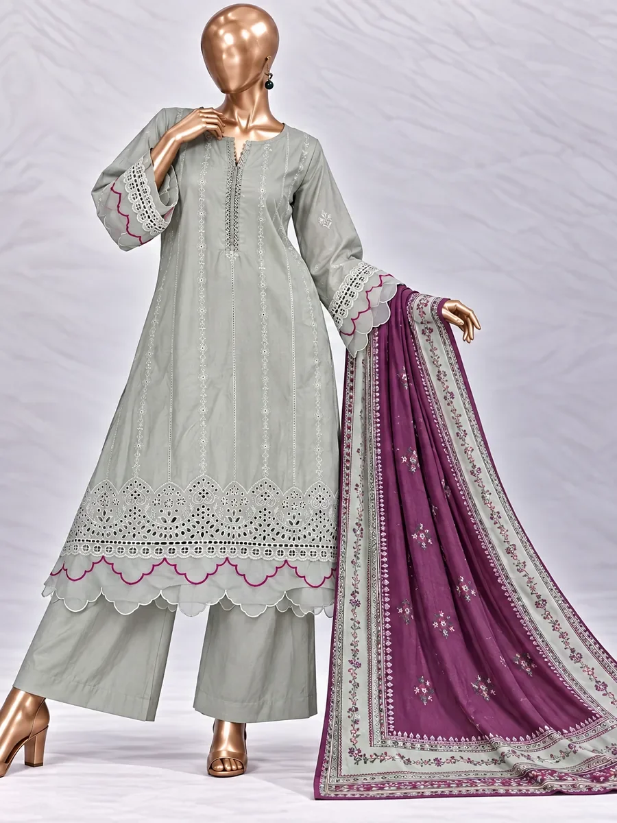 Silk Embroidered Anarkali