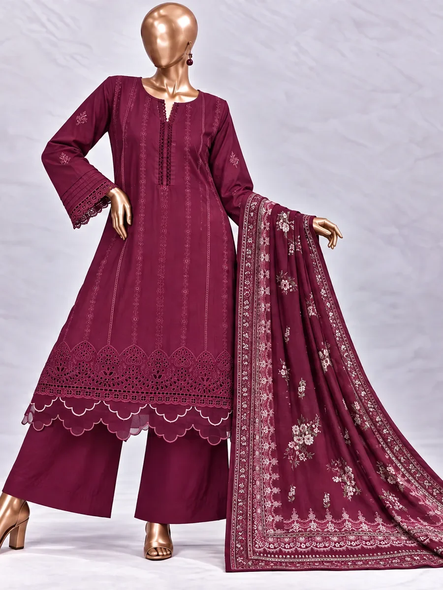 Silk Embroidered Anarkali